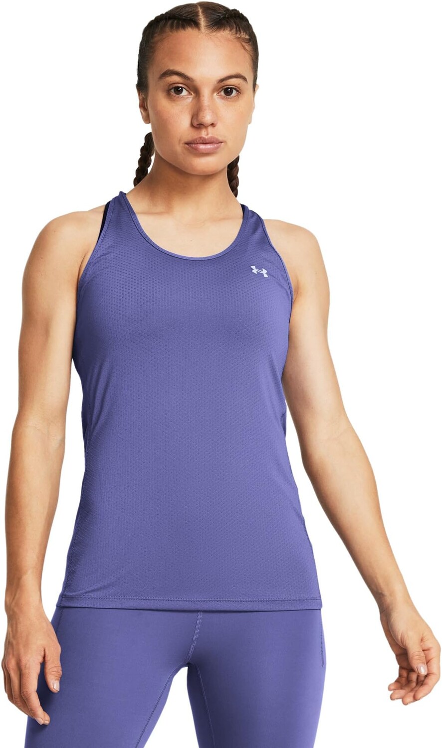 

Топ Under Armour UA HeatGear Armour Racer Tank, цвет Starlight/Celeste