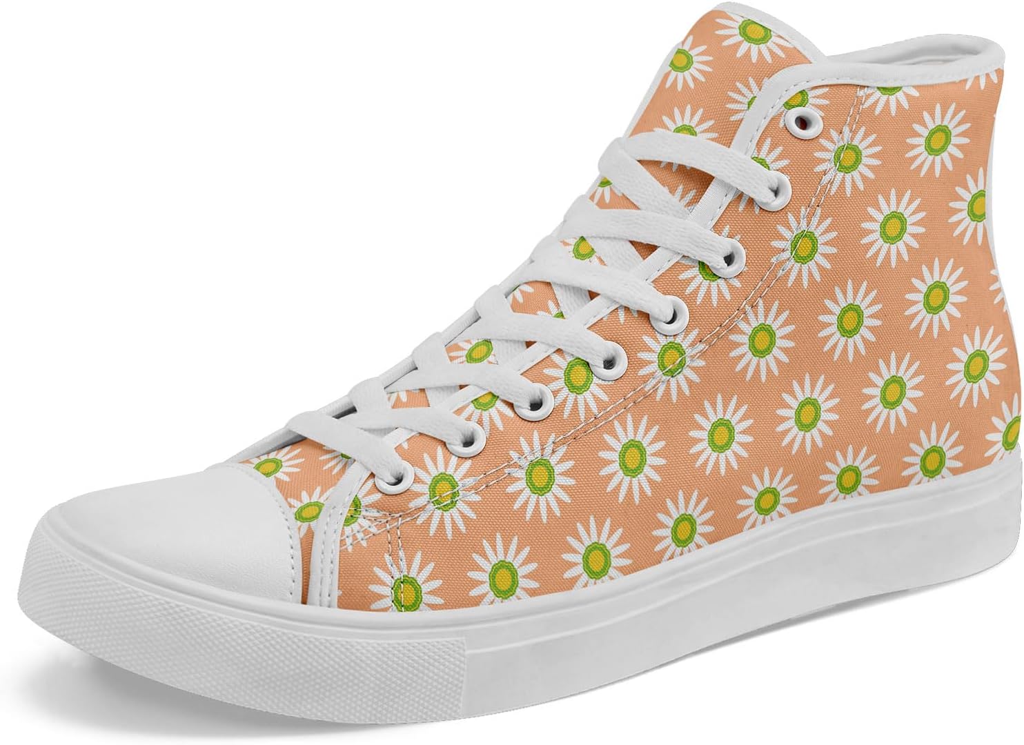 

Кеды на высоком подъеме весна-лето для мальчиков и девочек, дышащие, легкие, с удобной резиновой подошвой, повседневная обувь для улицы Awsole, белый