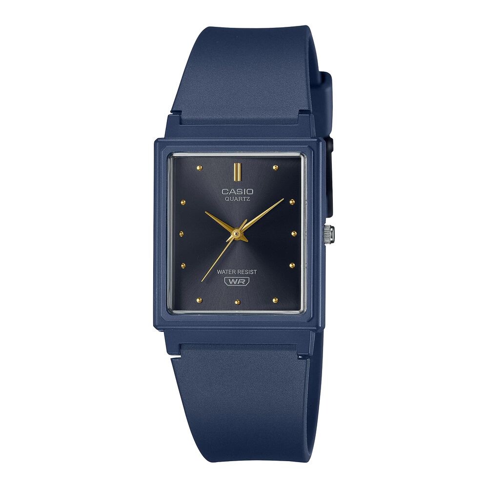 

Часы из синей смолы Casio