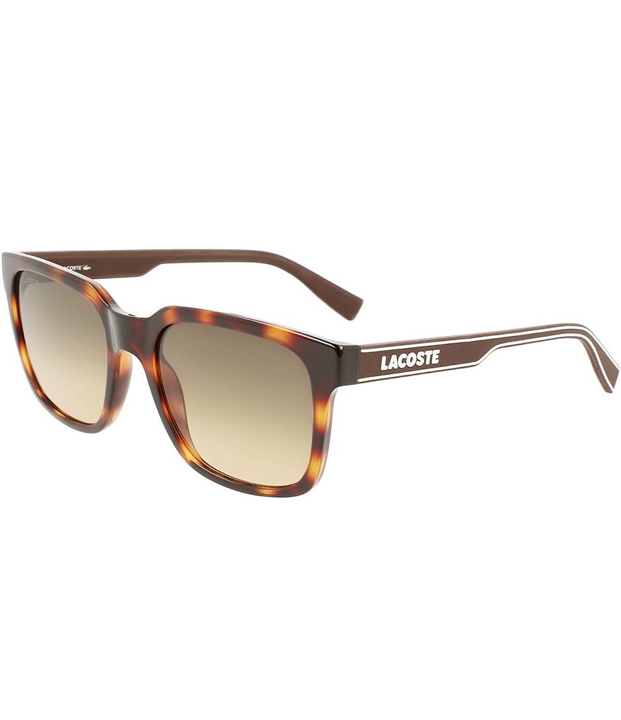 

Lacoste Мужские квадратные солнцезащитные очки Havana L967S 55 мм, коричневый