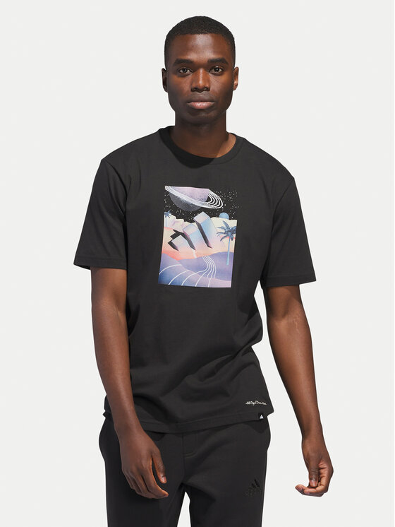 

Футболка обычного кроя All Day I Dream About Summer JI9417 Adidas, черный