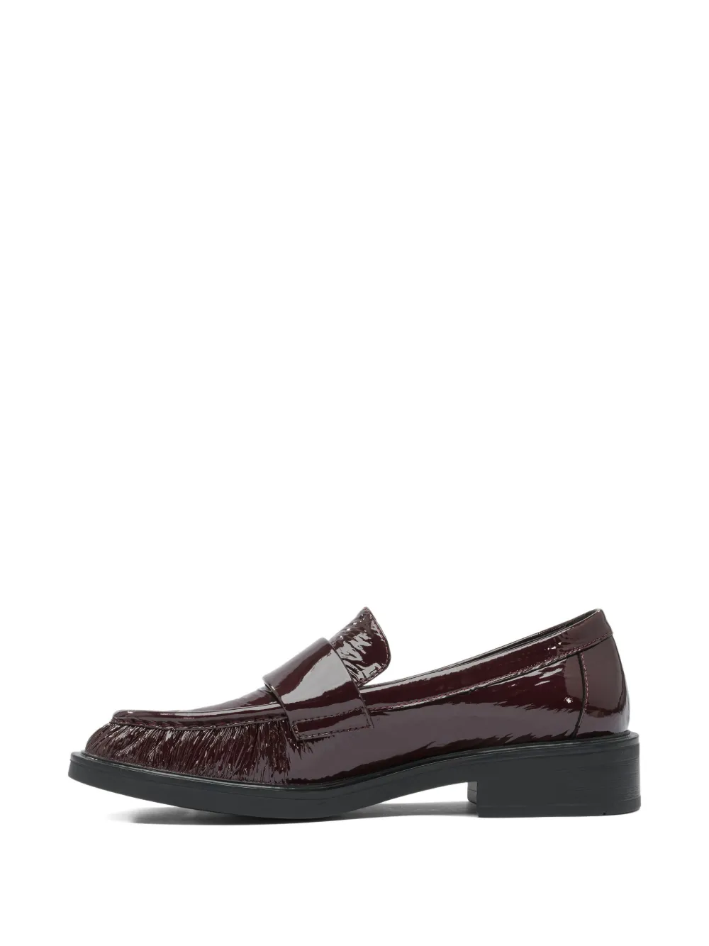 Лакированные кожаные лоферы strategia shoes, красный — фото 3