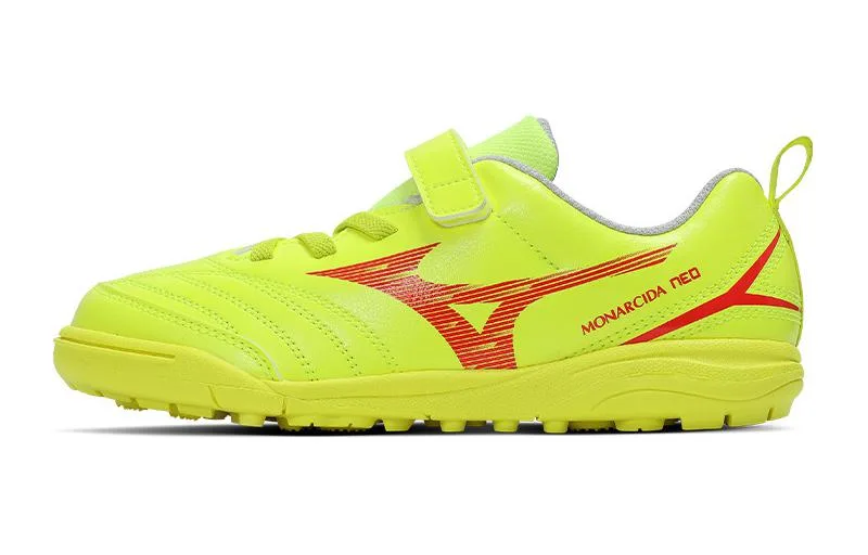Mizuno Детские футбольные бутсы низкие противоскользящие износостойкие желтые