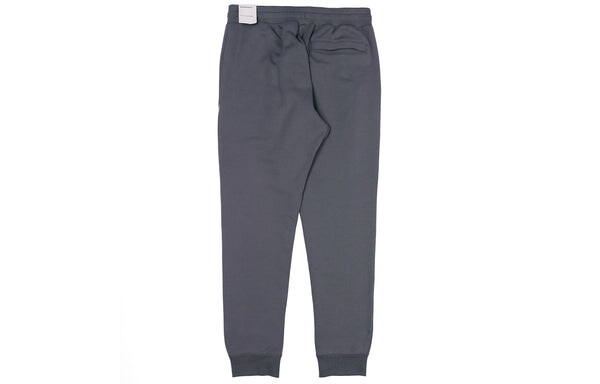 Брюки men's logo fleece casual sports pants/trousers/joggers gray Nike, серый — фото 2