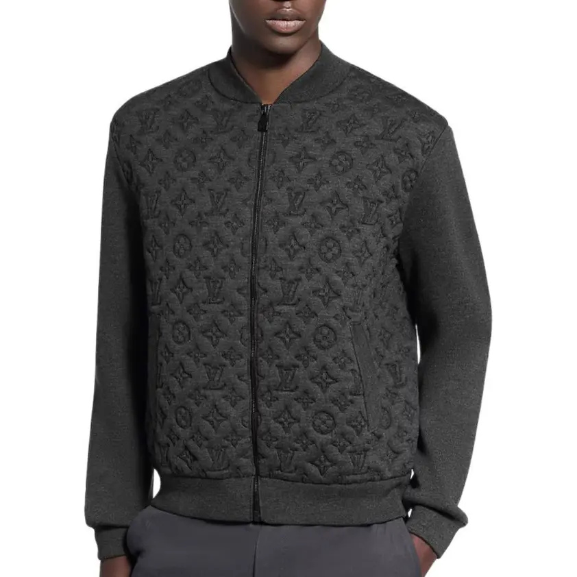 Куртки и пальто, стандартный крой, мужские Louis Vuitton, темный heather серый — фото 4