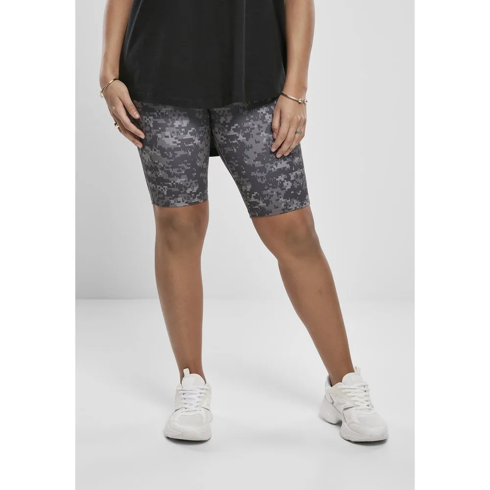 

Шорты Urban Classics Cycling For High Waist Camo Tech Big, черный