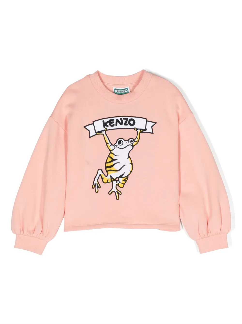 

Толстовка с принтом Kenzo Kids, розовый