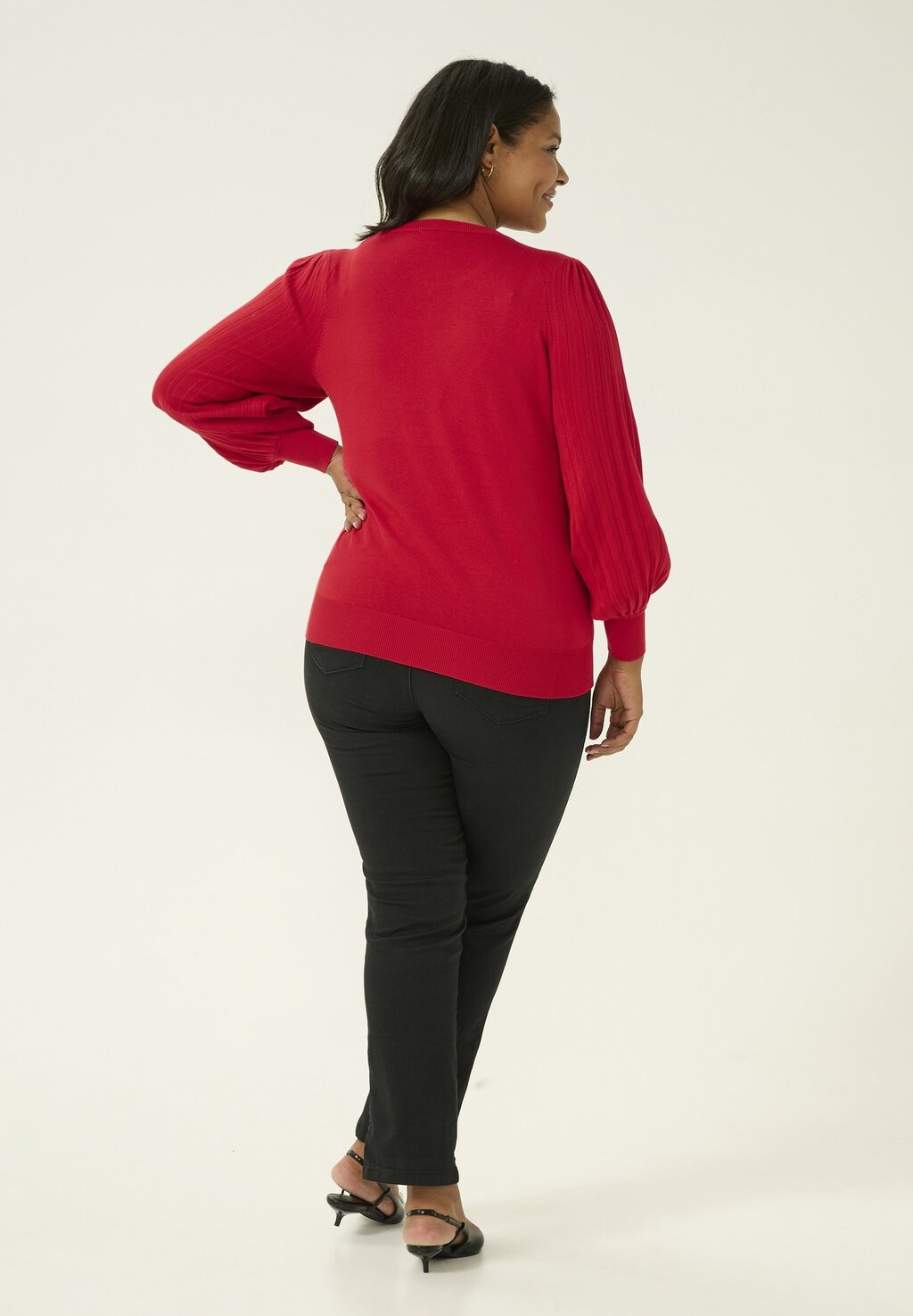 

Джемпер CLONI PULLOVER Kaffe Curve, красный