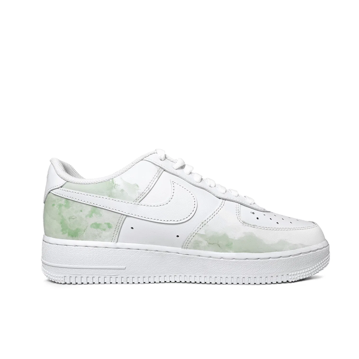 Кроссовки Nike Air Force 1 Low зеленые — фото 3