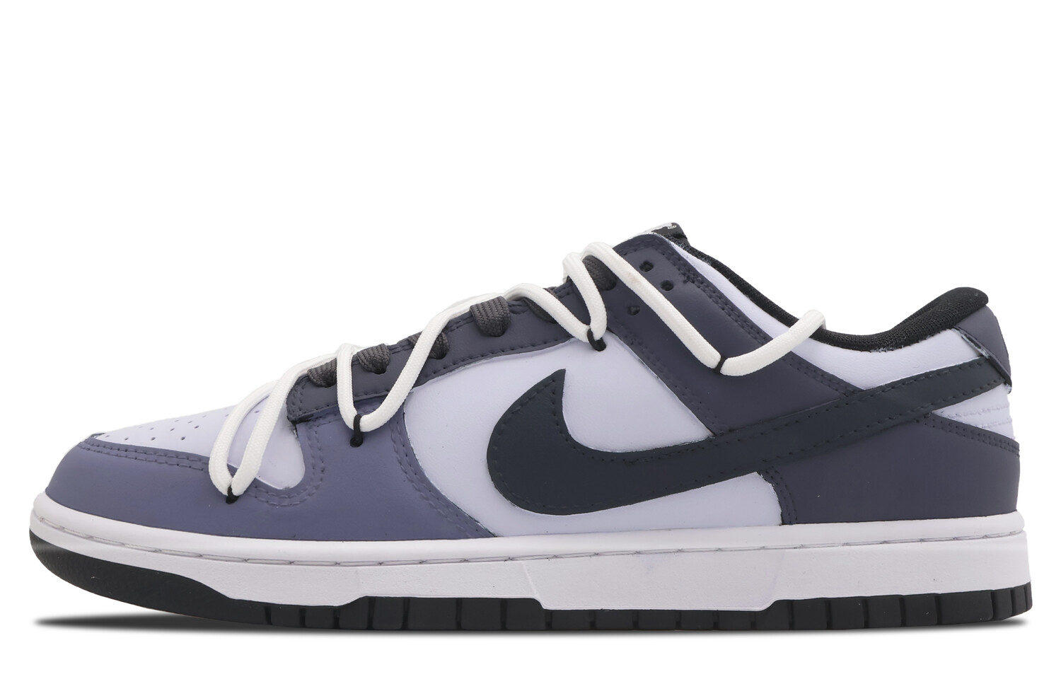 

Кроссовки Nike Dunk Skateboarding Shoes Women's Low-top Black, фиолетовый