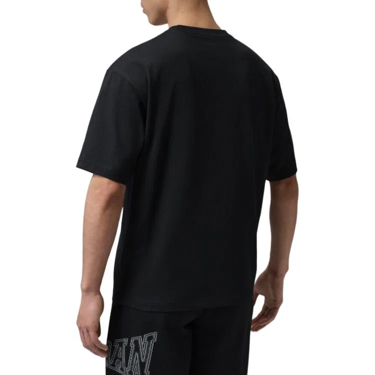 Футболка мужская black crew neck Jordan — фото 3