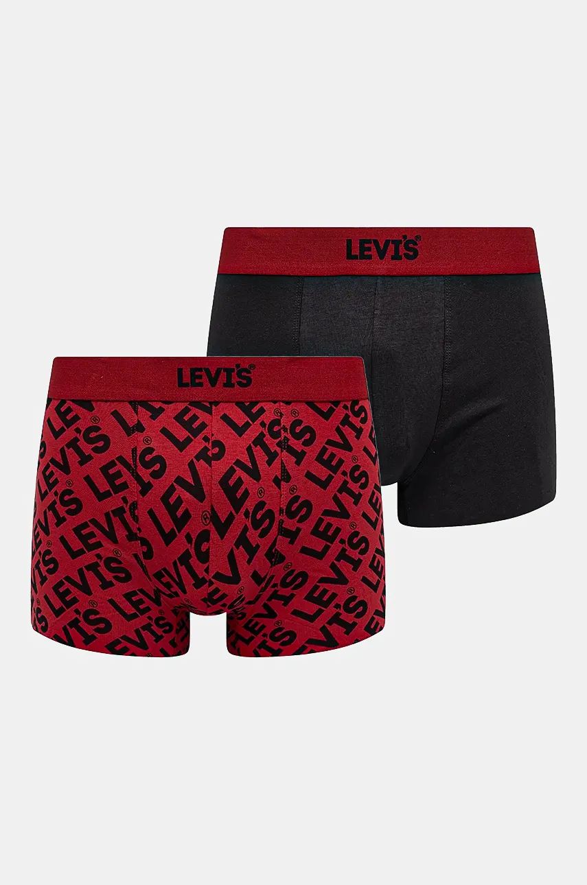 

Комплект боксеров Levi's, 2 шт, красный