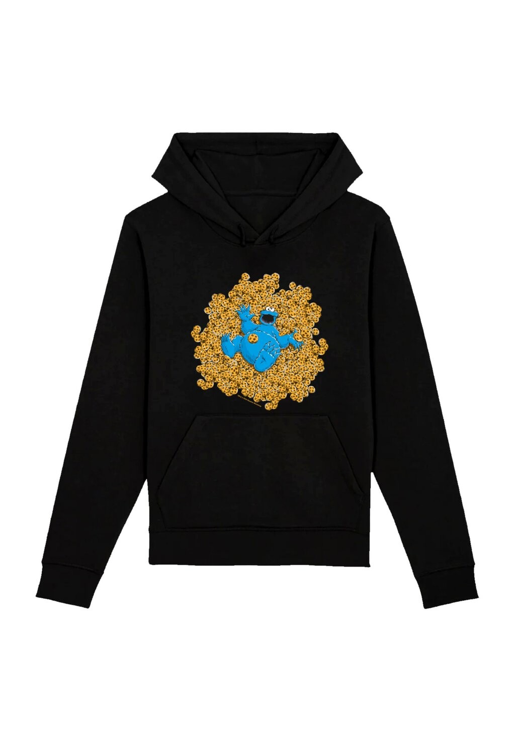 

Толстовка SESAMSTRASSE COOKIE MONSTER COOCKIE BAD F4NT4STIC, черный
