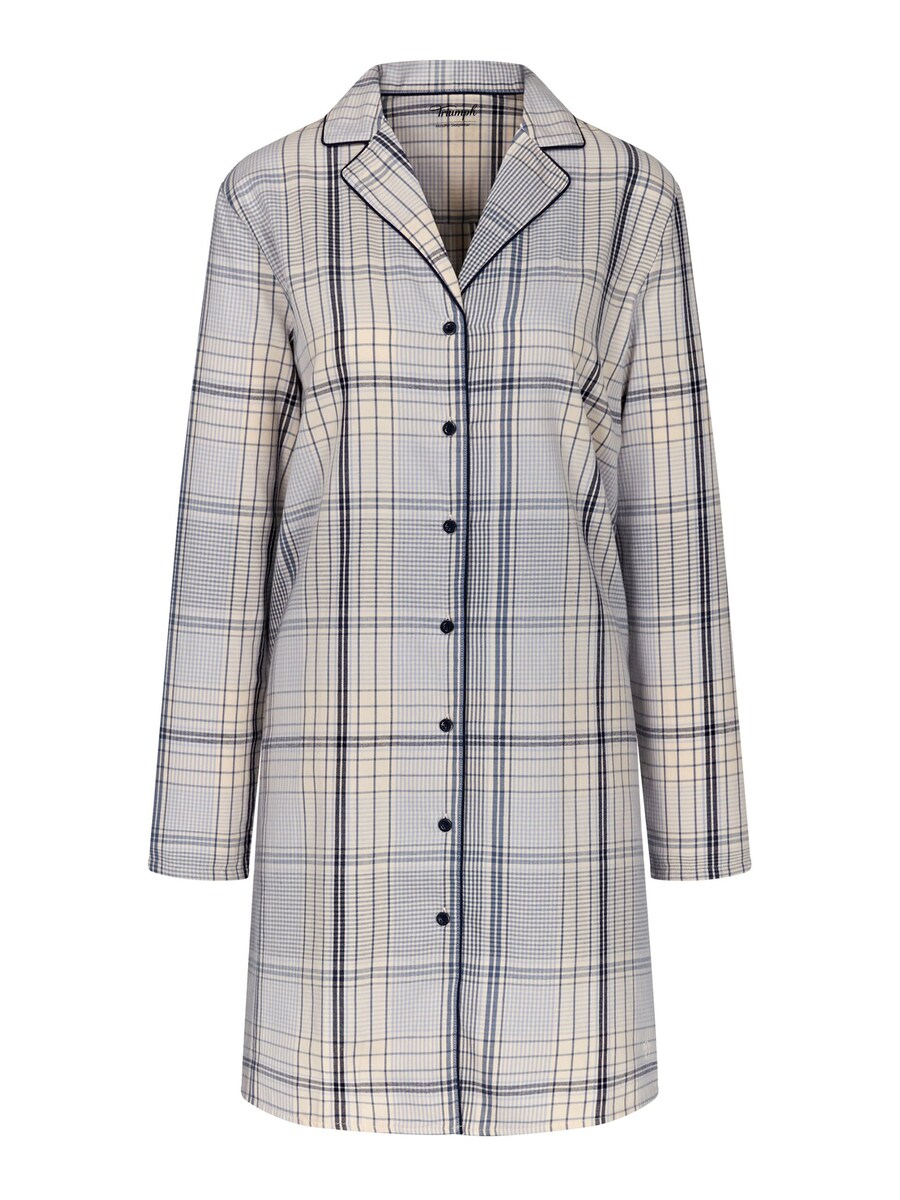 

Ночная рубашка TRIUMPH Boyfriend, цвет Beige/Light blue/Grey