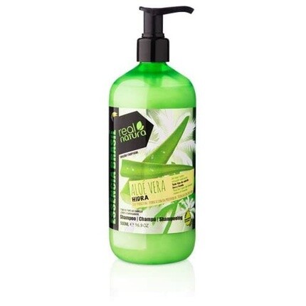 

Шампунь Aloe Vera Hydra без соли 500 мл увлажняет и придает естественную гладкость вашим волосам Real Natura