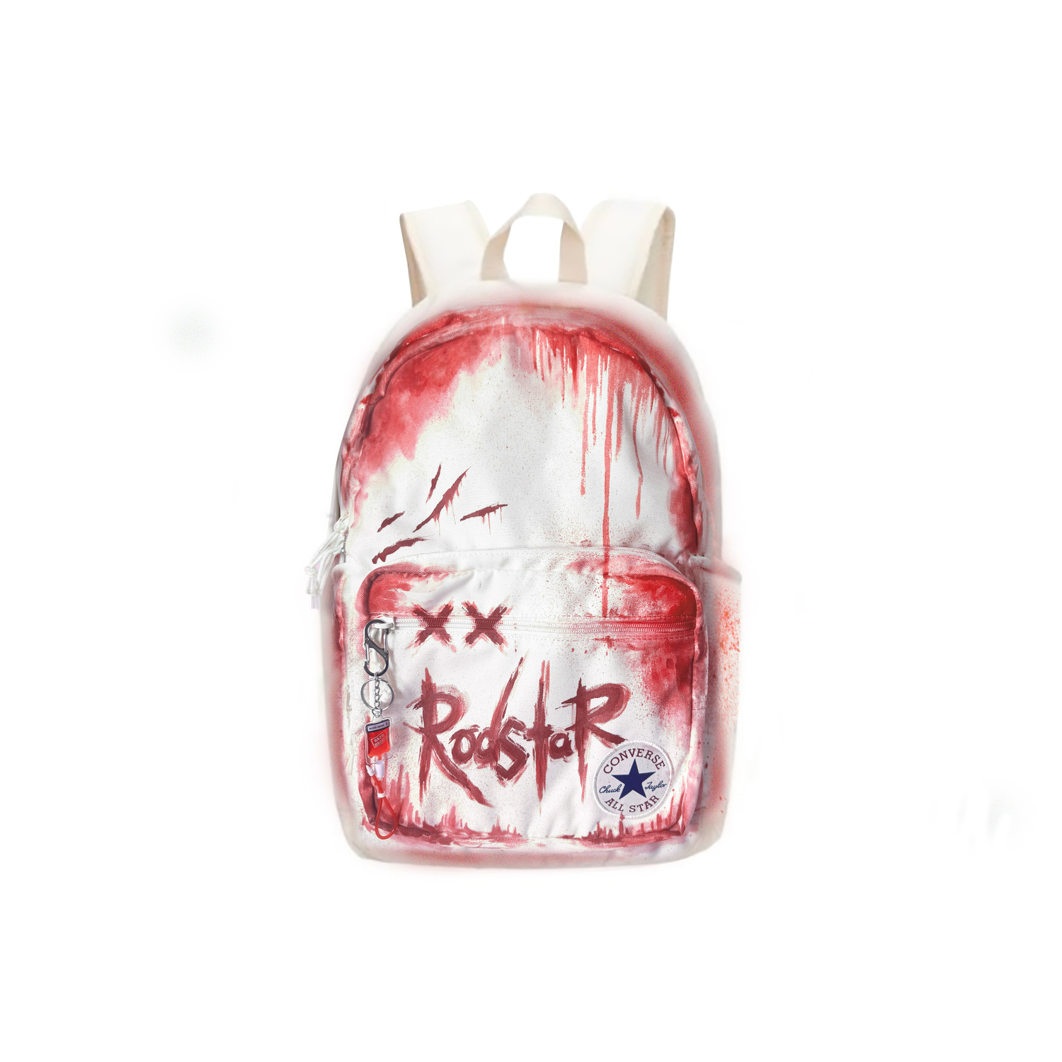 

Converse Полиэстеровый рюкзак унисекс бело-красный, White Red