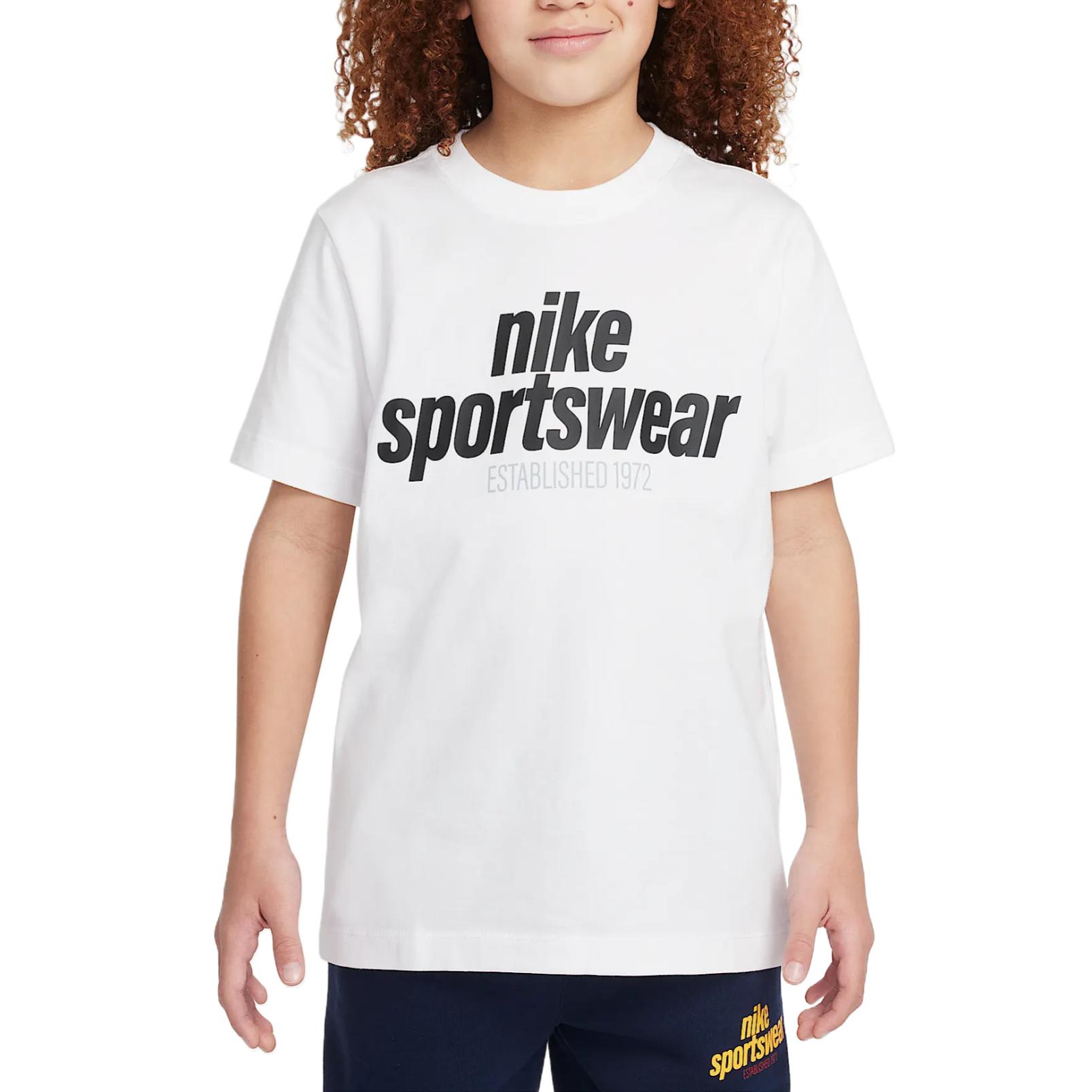 Nike Футболка Sportswear1972 White Kids' — фото 3