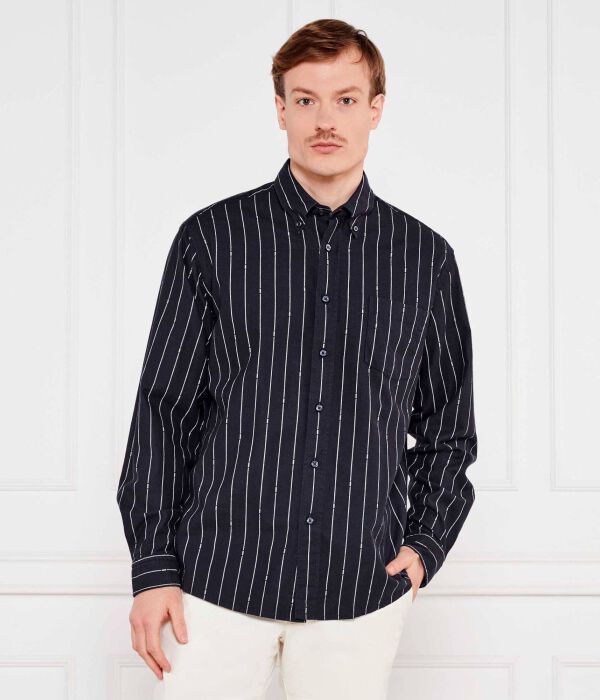 

Рубашка lambey_2_m Relaxed fit Boss Orange, синий