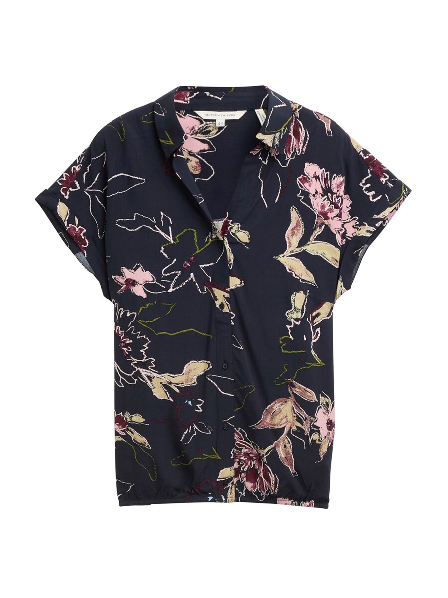 

Блуза Tom Tailor Women +, темно-синий