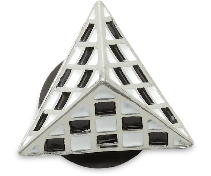 

Джиббитсы Checkerboard Pyramid Crocs