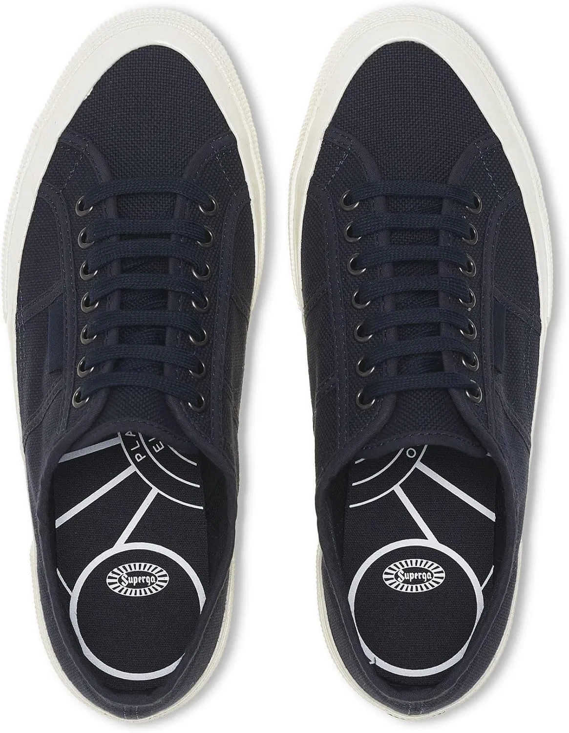 Мужские парусиновые кроссовки Superga 2706 OG, белые — фото 4