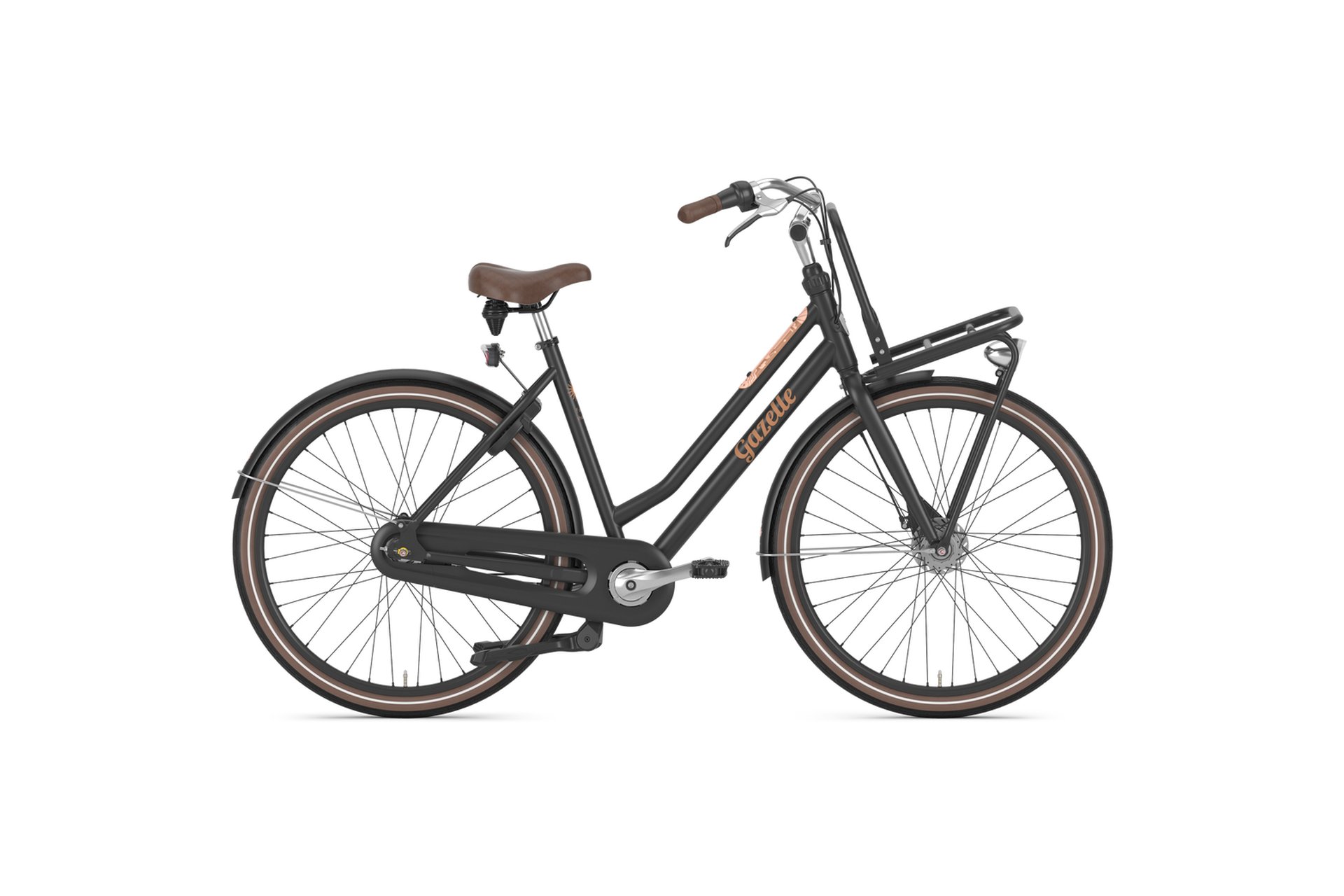 

Городской велосипед Gazelle Miss grace - 28 дюймов - tiefeinsteiger - 2026, schwarz | black / matt
