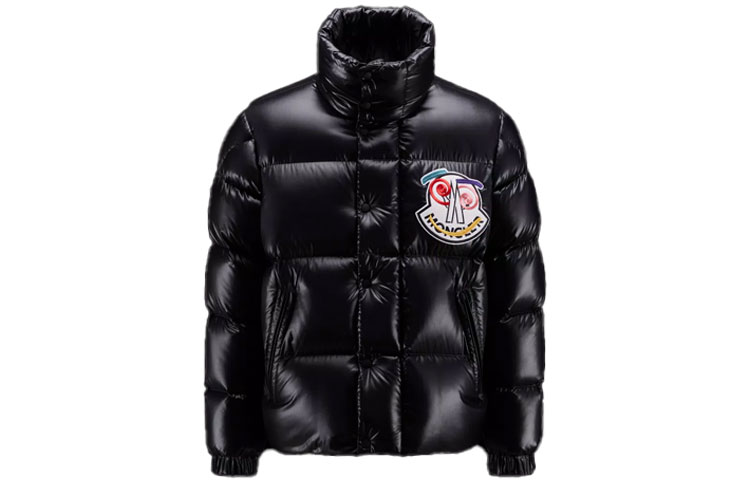 

Пуховик мужской черный Moncler