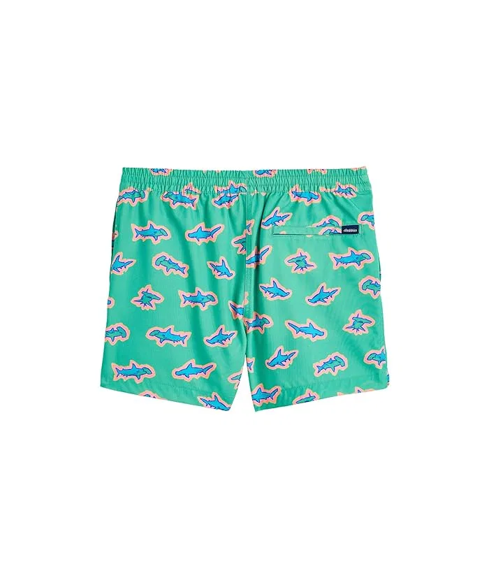 Плавки The Apex Swimmers Chubbies Kids, Mint Green/Pattern Base — фото 2