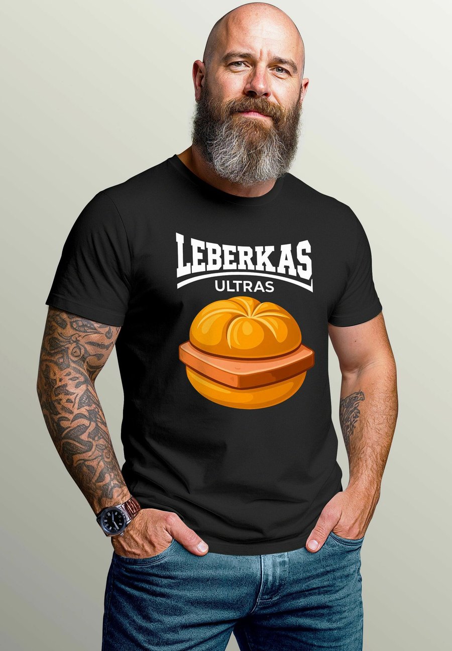 

Футболка MoonWorks FÜR DAS OKTOBERFEST LEBERKAS ULTRAS LEBERKÄSSEMMEL, Schwarz/Black, Черный, Футболка MoonWorks FÜR DAS OKTOBERFEST LEBERKAS ULTRAS LEBERKÄSSEMMEL, Schwarz/Black