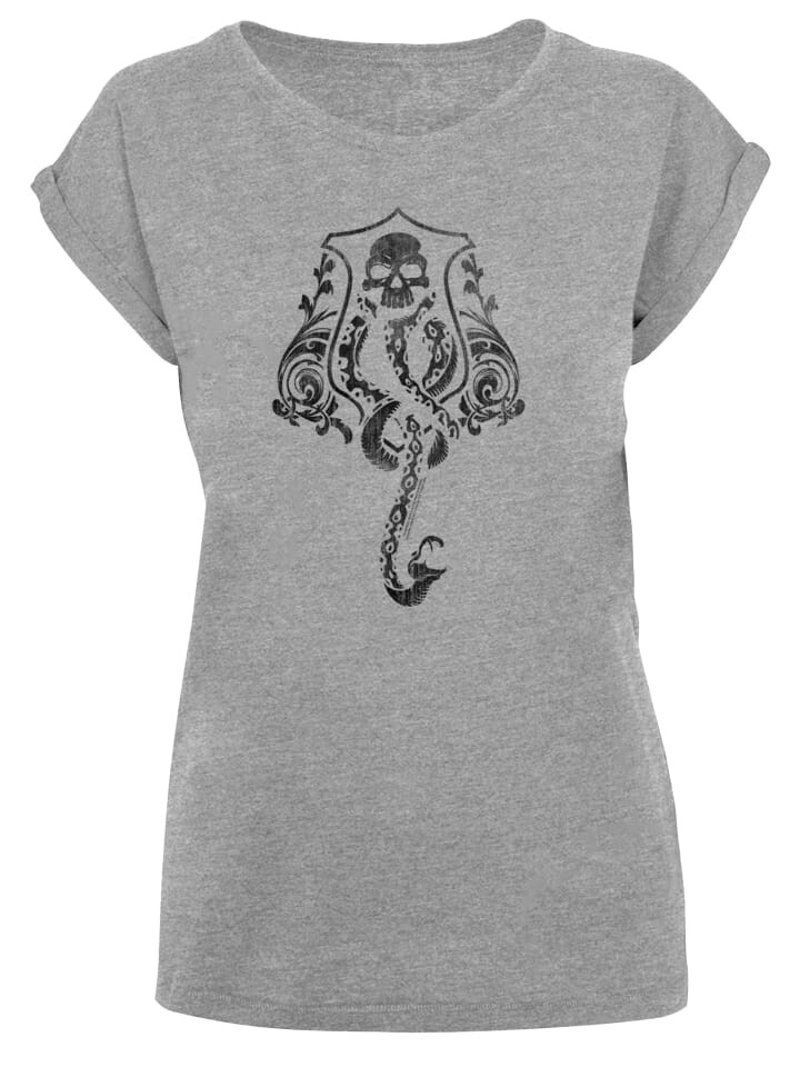 

Футболка F4NT4STIC T-Shirt Harry Potter Dark Mark Crest, пятнистый серый
