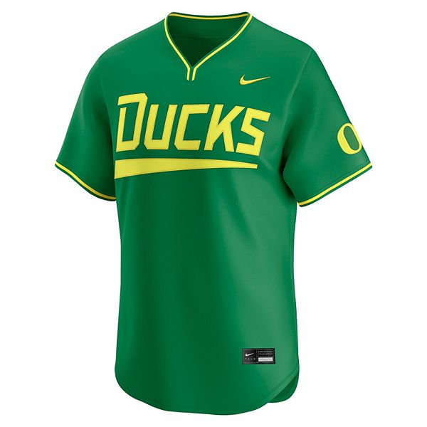 Мужская зеленая бейсбольная майка Oregon Ducks Limited Nike — фото 3