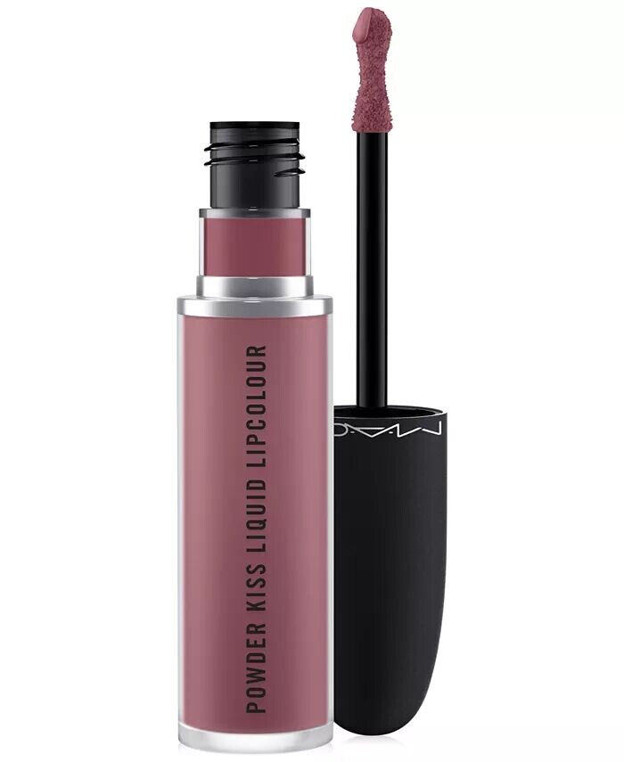 

Жидкая губная помада Powder Kiss, 0,67 унции Mac, цвет Ferosh! (muted dusty pink)