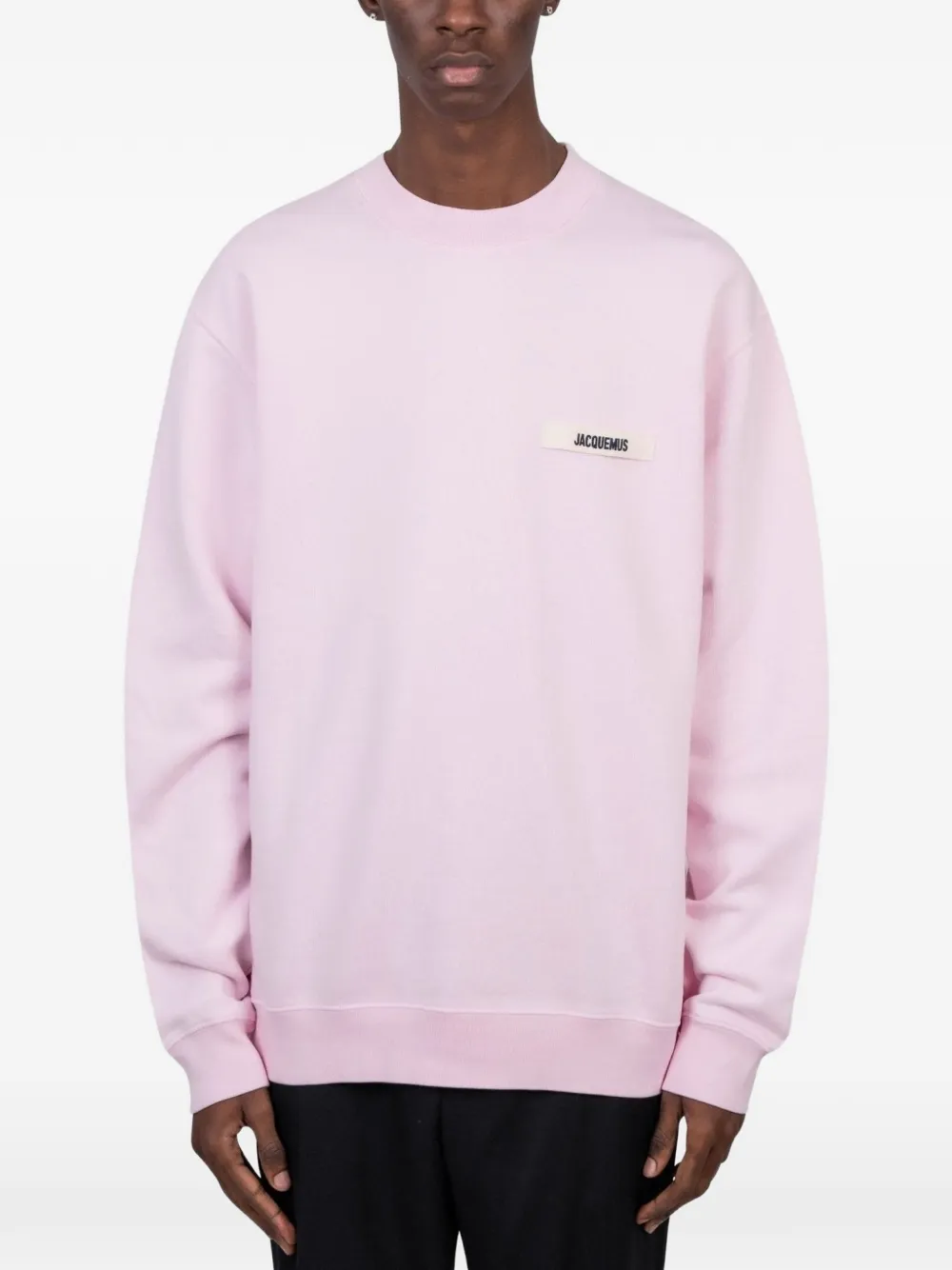 

Свитшот с логотипом Jacquemus, розовый