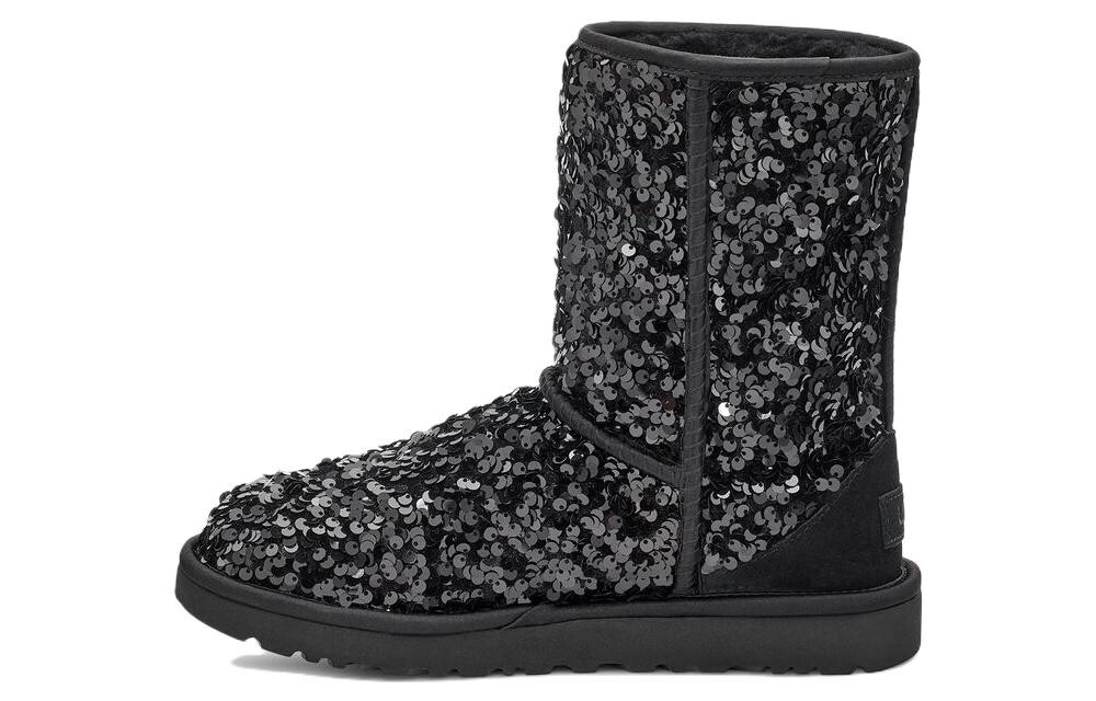 

Женские зимние сапоги UGG CLASSIC SHORT, Черный