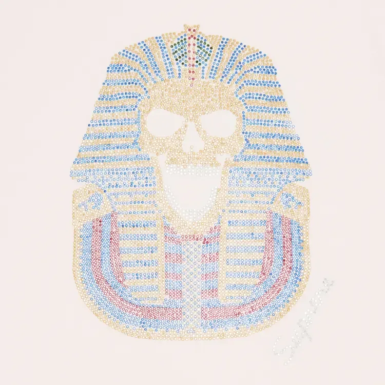 Футболка Supreme King Tut с коротким рукавом, светло-розовая — фото 2