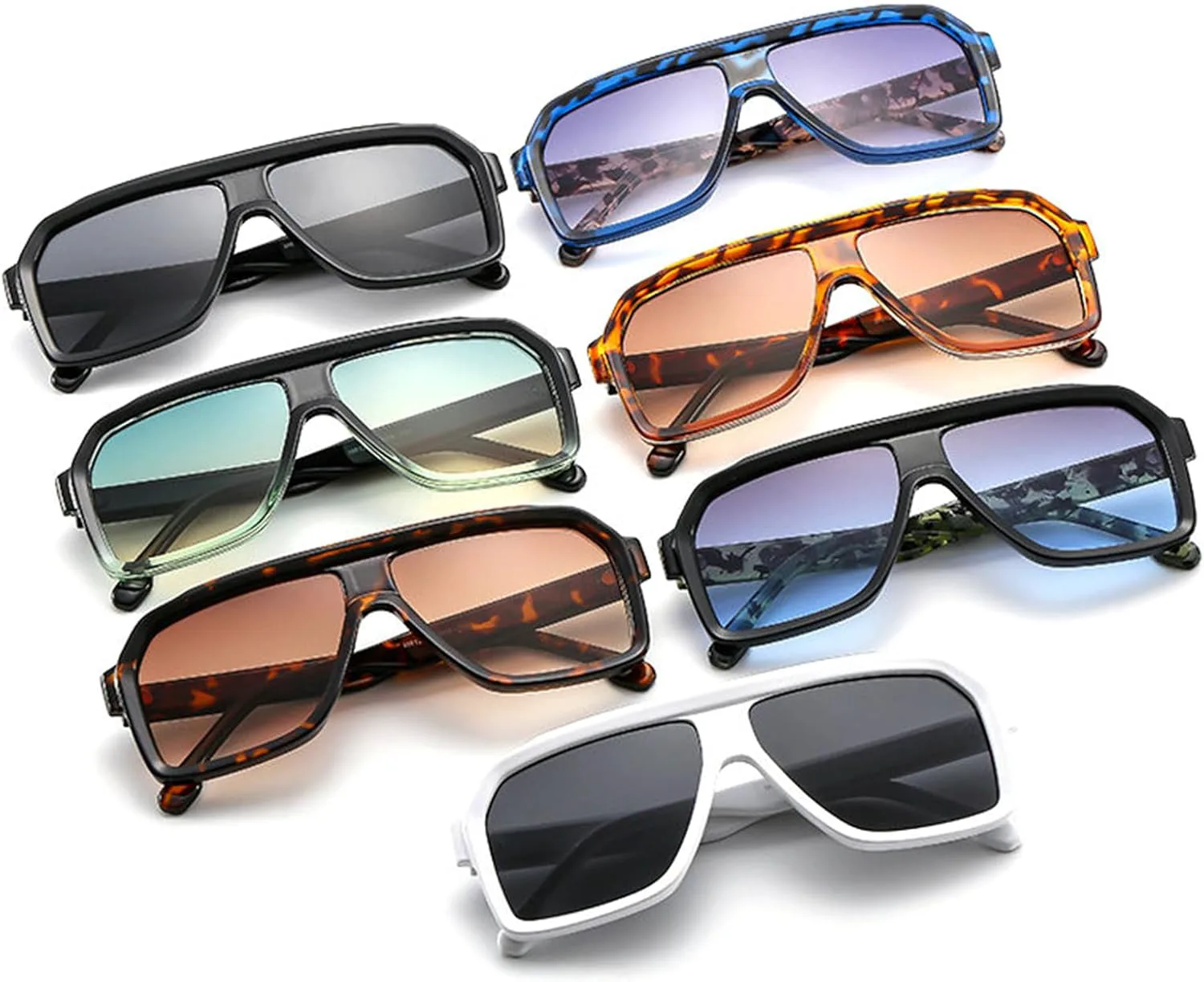 

Willochra популярные модные солнцезащитные очки большого размера квадратной формы для женщин, ретро-градиентные очки с защитой от УФ-излучения UV400 для мужчин, C6