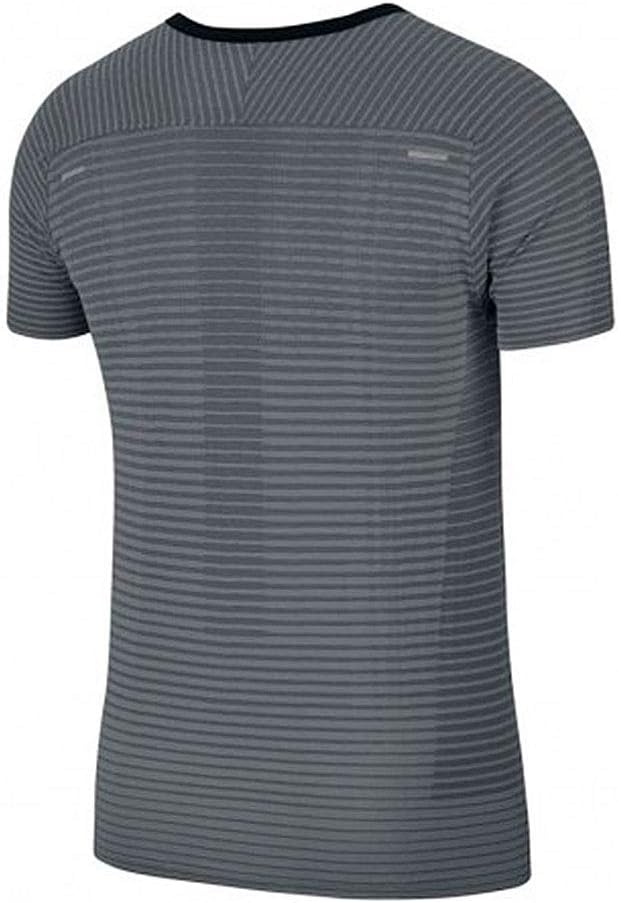 Мужские беговые шорты Nike TechKnit Ultra, футболки с рукавами, размер CJ5344-084, Smoke Grey/Lt Smoke Grey/Reflective Silv — фото 2