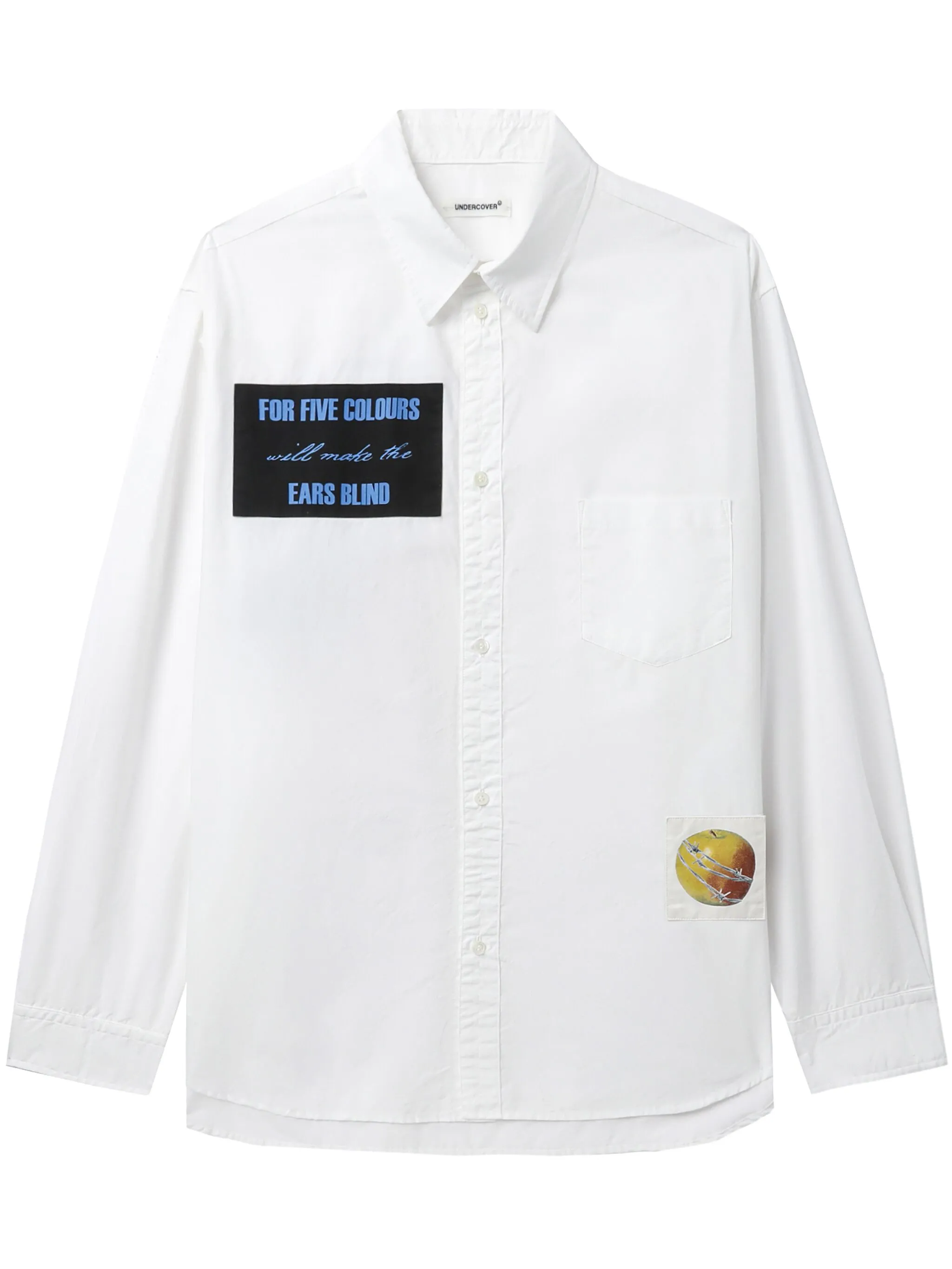 

Рубашка с нашивками Undercover, белый