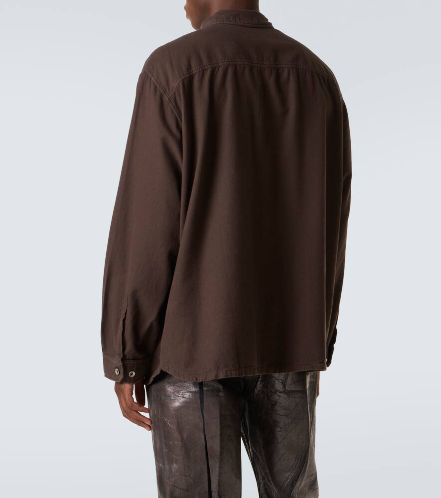 DRKSHDW джумбо хлопковая рубашка Rick Owens, Dark Dust — фото 4