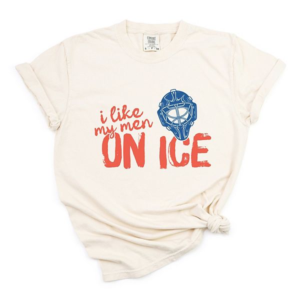 

Футболка с принтом I like my men on ice Simply Sage Market, Ivory, Зеленый, Футболка с принтом I like my men on ice Simply Sage Market, Ivory