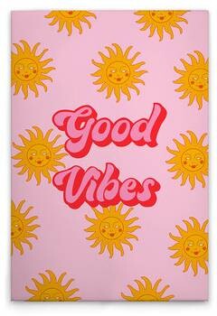 

Картина на холсте A.S. Création Good Vibes цвет rosapinkrotgelb