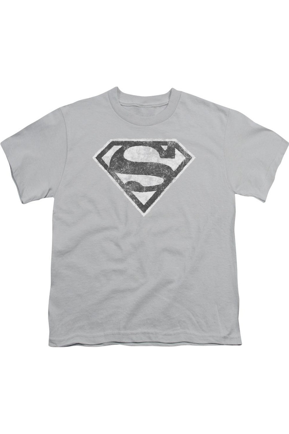 

Футболка Superman Grey S с коротким рукавом для детей Gildan