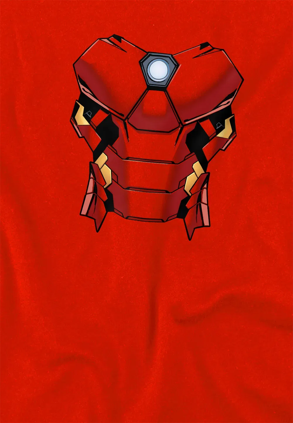 Детская худи-толстовка с принтом Marvel Iron Man, красный — фото 2