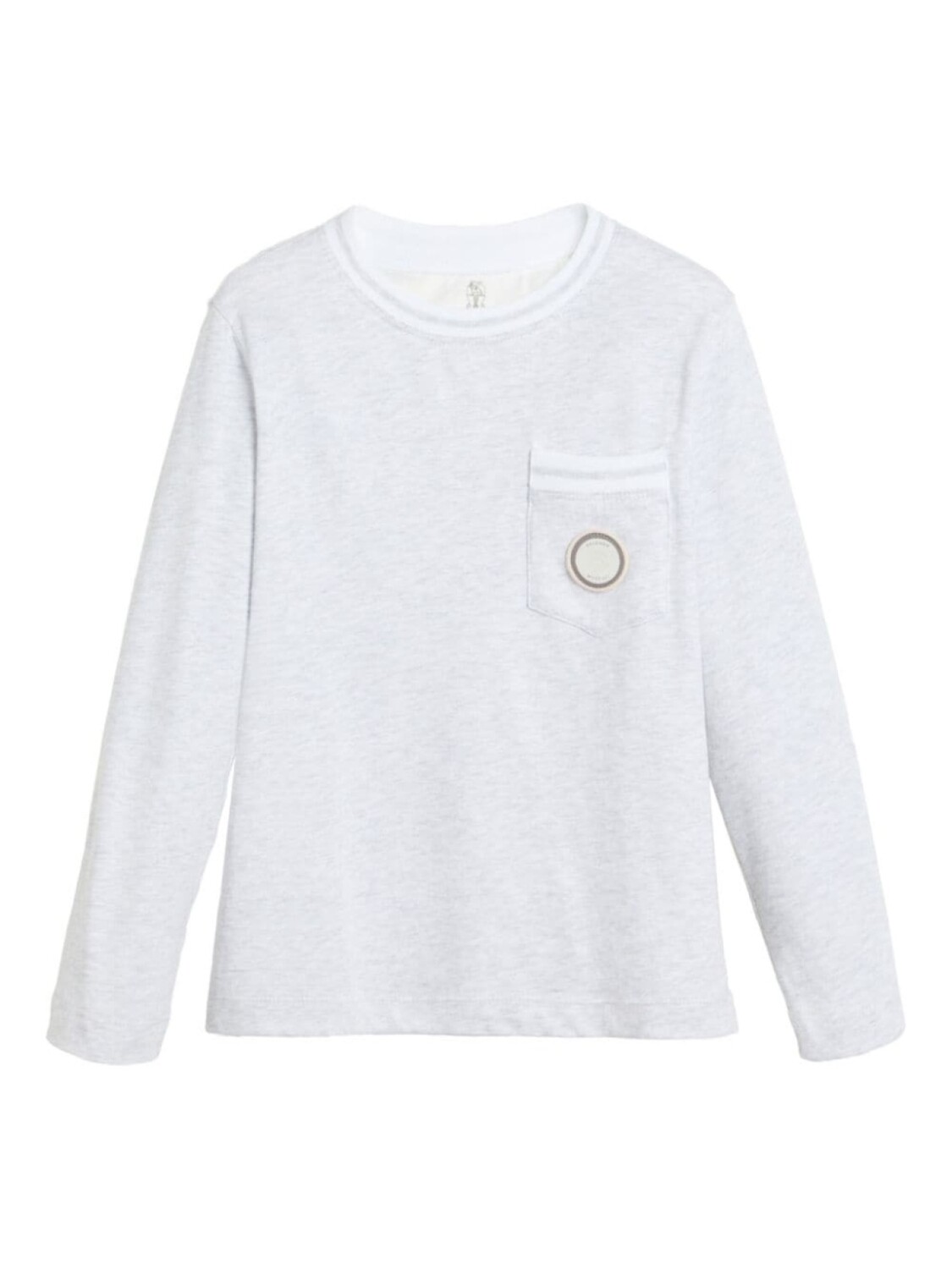 

Brunello Cucinelli Kids хлопковая футболка, серый