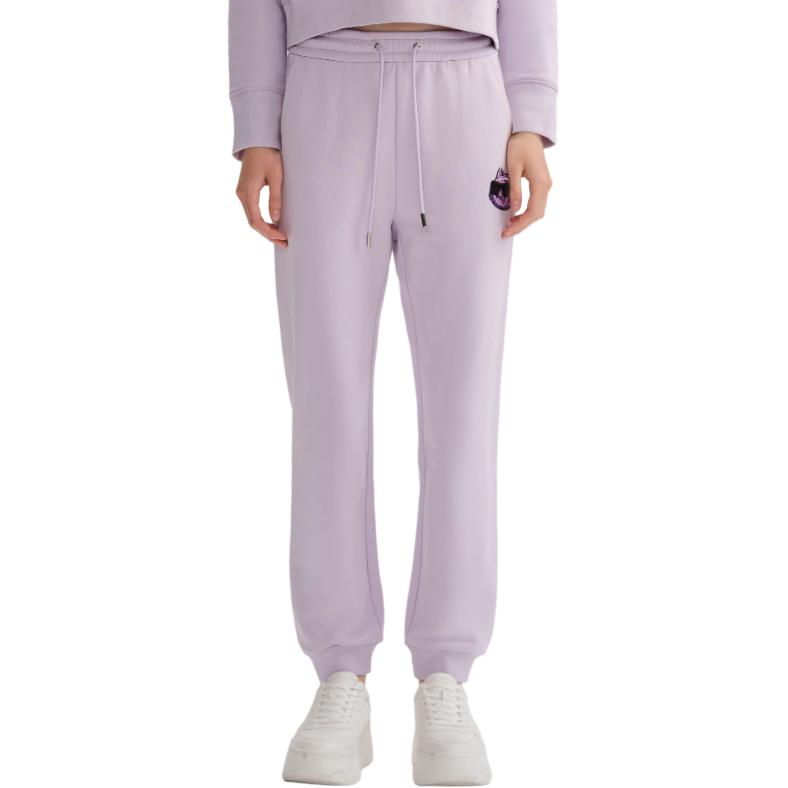 

KARL LAGERFELD FW23 Повседневные Брюки Женские Фиолетовые KARL LAGERFELD / Karl Lagerfeld Jeans