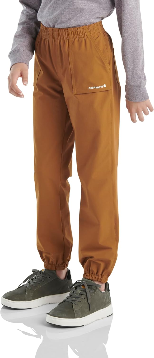 Carhartt детские CK9481 Rugged Flex свободные спортивные брюки-джоггеры - для девочек, Carhartt Brown — фото 2