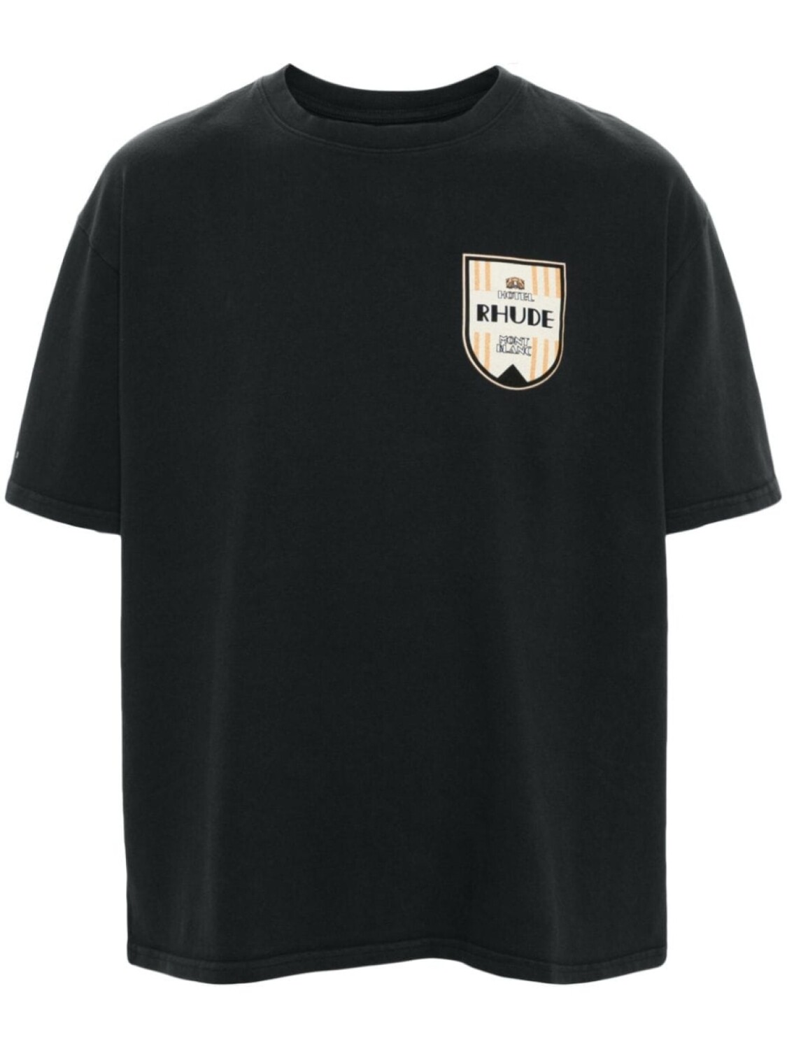 

RHUDE футболка из хлопка с логотипом, черный