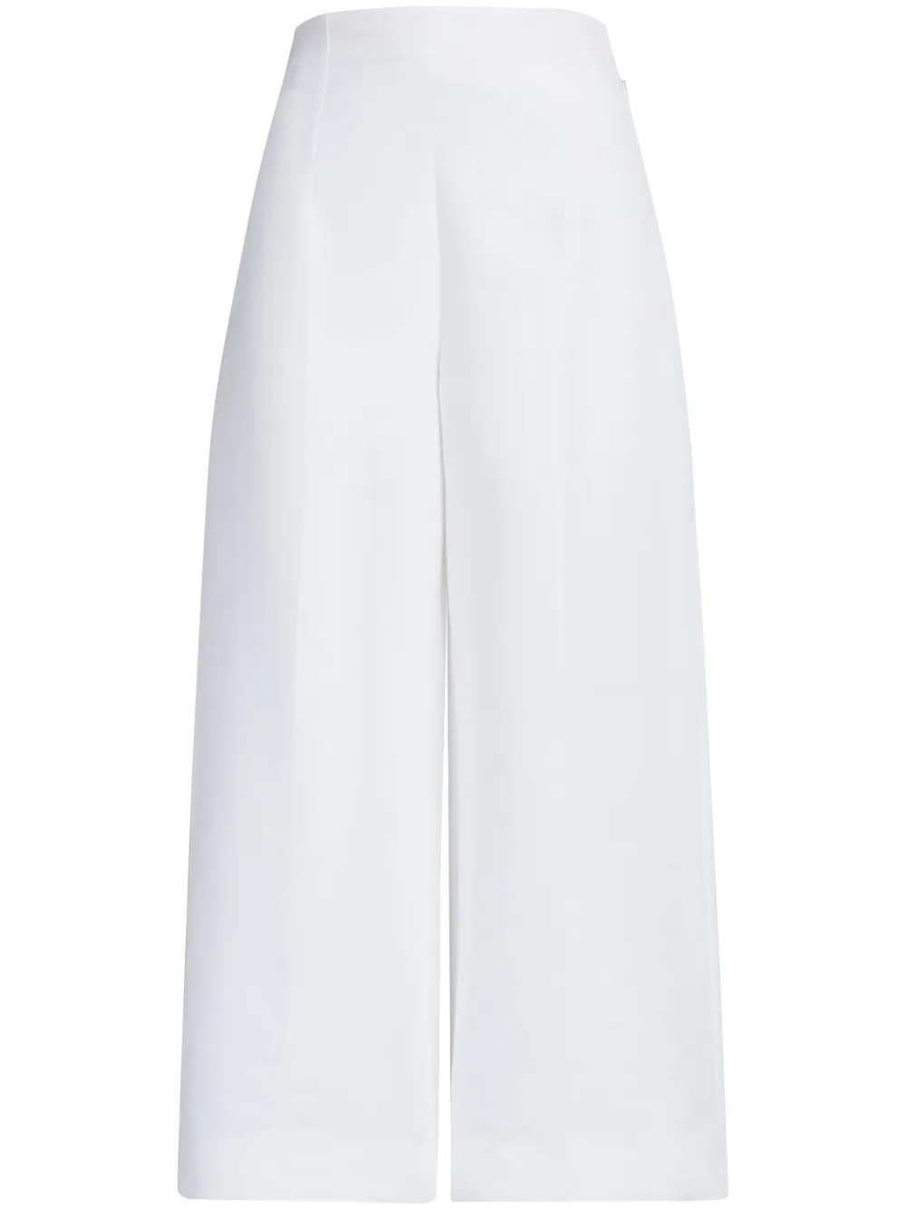 

Укороченные брюки широкого кроя Marni, белый