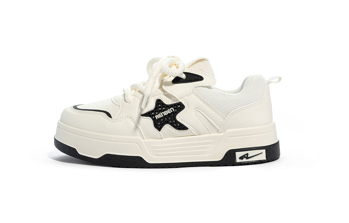 

Кроссовки Humanism 1986 Skateboarding Shoes Women's Low-top, бежевый/синий
