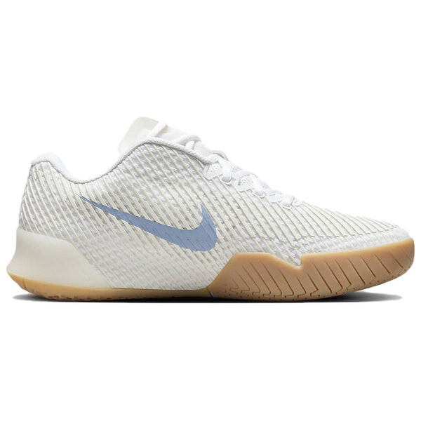 Кроссовки court air zoom vapor 11 hc 'white light blue' Nike, белый — фото 2